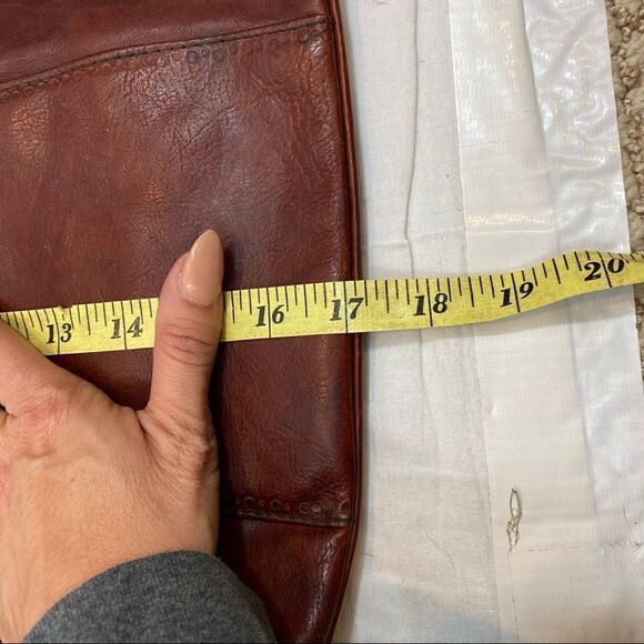 Vintage‎ Leather Oversized Gabbrielli Vittorio Handbag Purse - Picture 14 of 16